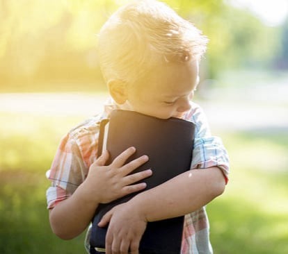 Child with Bible